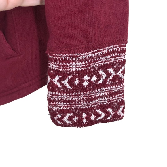 Vintage Hollister Fleece Lined Hoodie Jacket w/Wooden Buttons, Full Zip SZ L - Picture 7 of 8